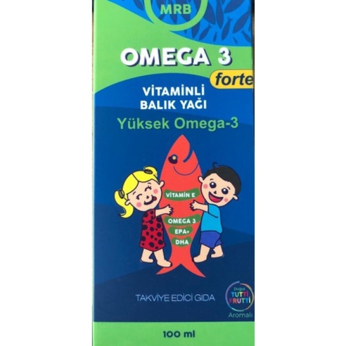 Mrb Balıkyağı Omega 3 Forte Tutti Frutti 100Ml