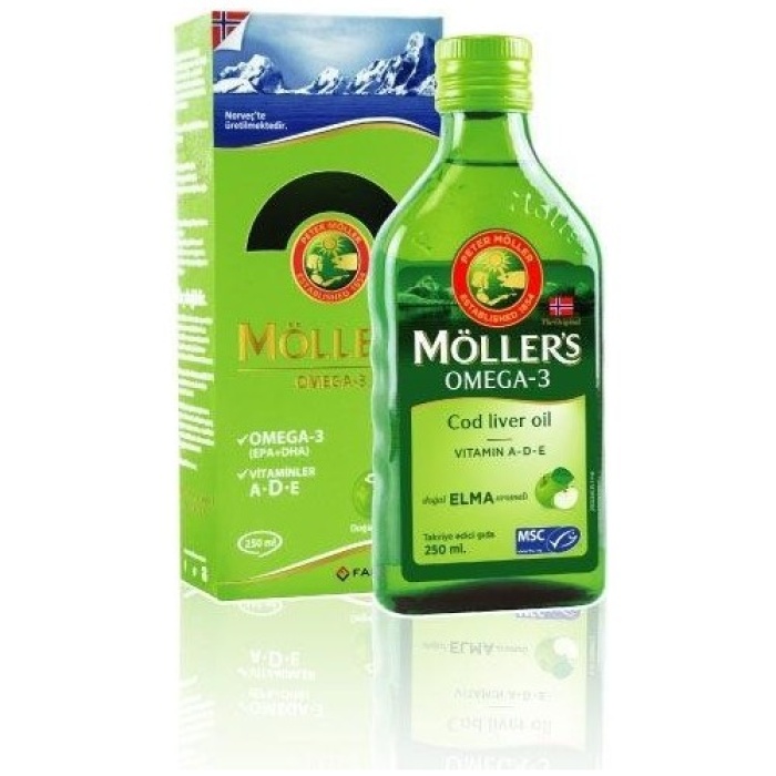 MollerS Omega-3 250 Ml Elma
