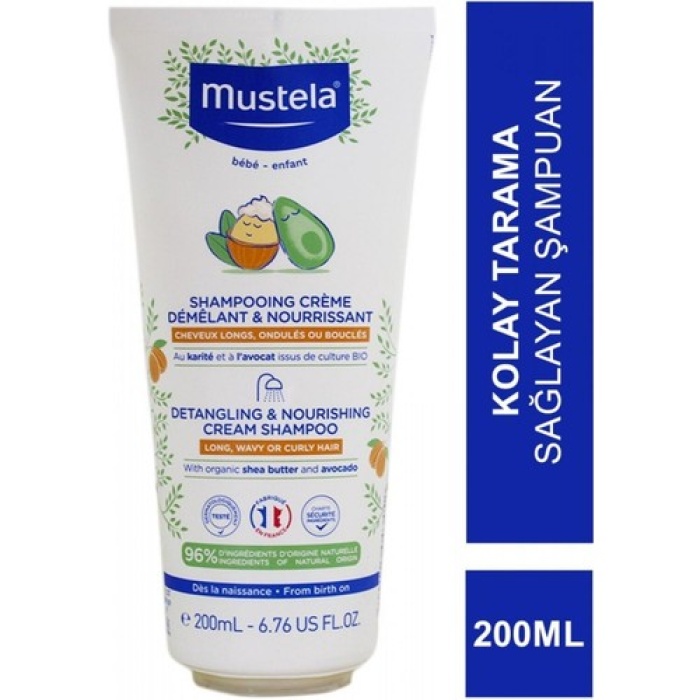 Mustela Saç Dolaşıklık Karşıtı Besleyici Şampuan 200 Ml
