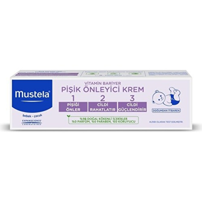Mustela Vitamin Barrier 1.2.3 Pişik Kremi 100 Ml