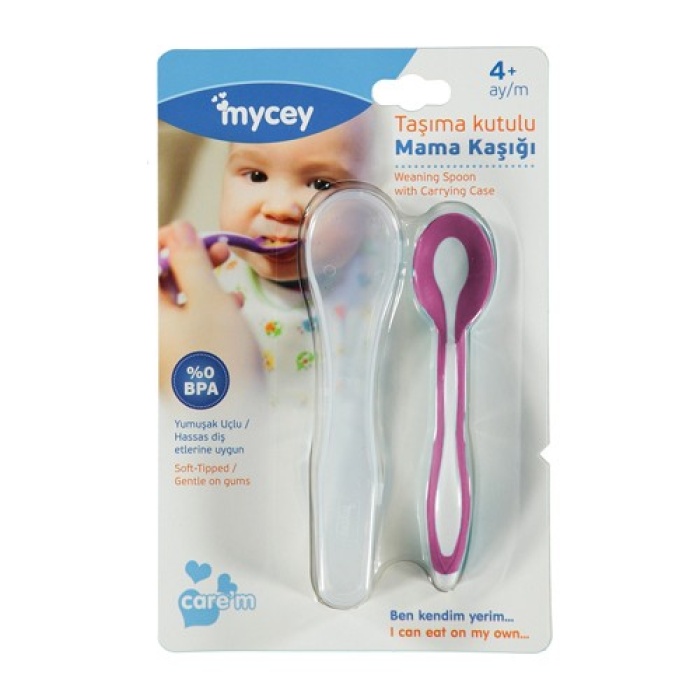 Mycey Tasima Kutulu Mama Kasigi - Yumusak Uclu - Pembe Tcm06005