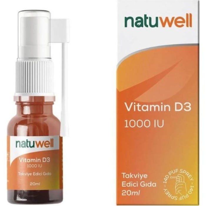 Natuwell Vıtamın D3 1000 Iu 20 Ml Spr