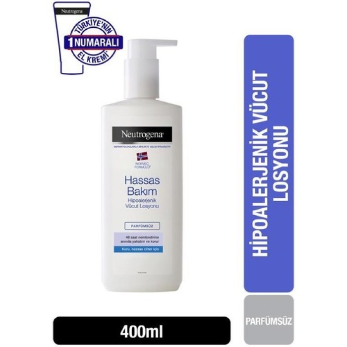 Neutrogena Deep Vücut Losyonu Kuru&Hassas Parfümsüz 400Ml