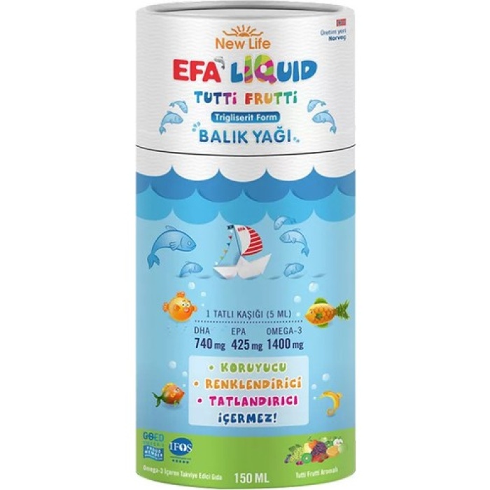 New Lıfe Efa Lıquıd Tuttı Fruttı 150 Ml