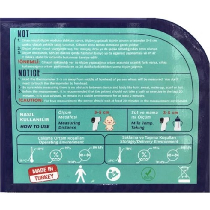 Derece Kızılotelı Alından Olcer Hnk-Tb-01 Nımo