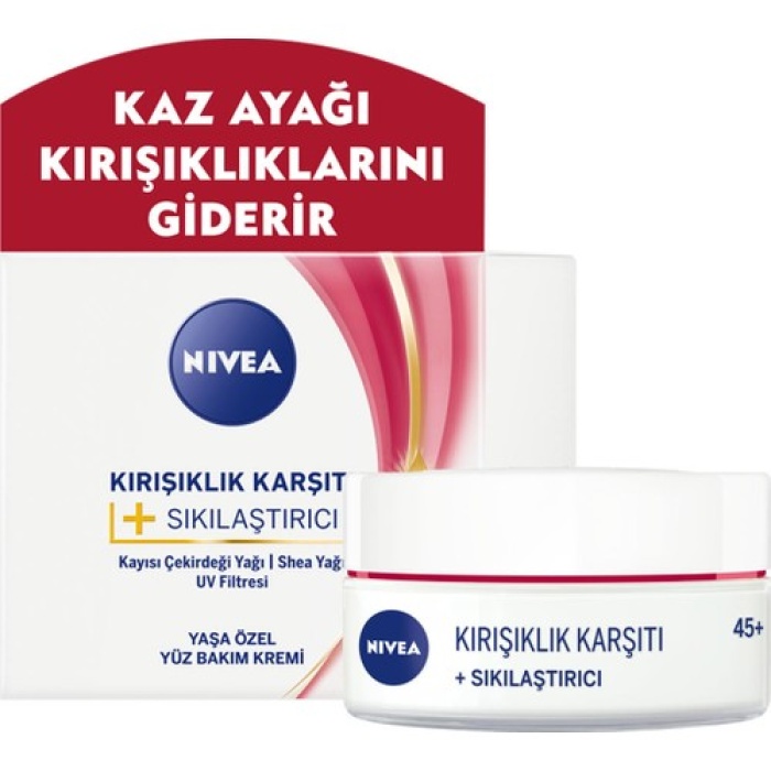 Nıvea Face Cream Kırışıklık Karşıtı +Sıkılaştırıcı Yaş 45 50 Ml