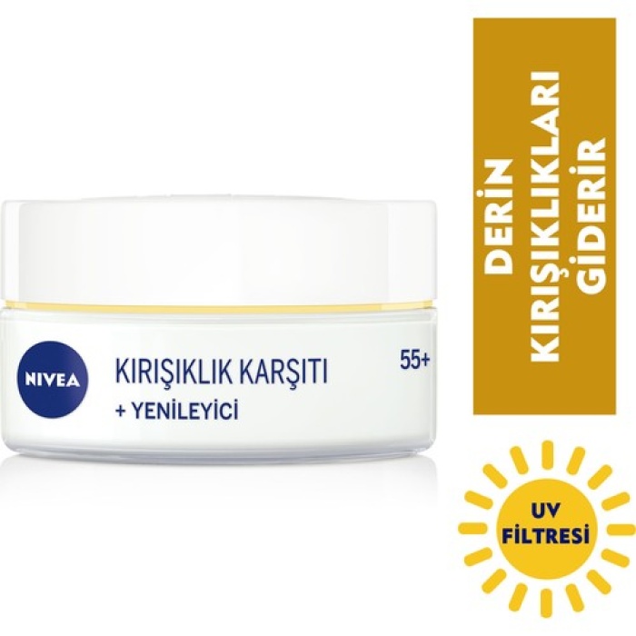 Nıvea Face Cream Kırışıklık Karşıtı +Yenileyici Yaş 55 50 Ml.