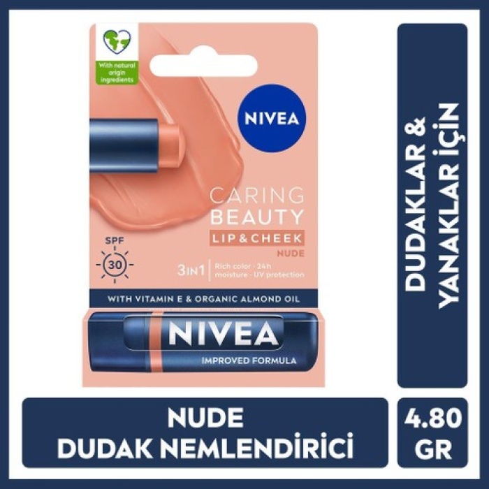 Nıvea Renkli Dudak Bakım Ve Yanak Balmı Spf30 4,8G Ten