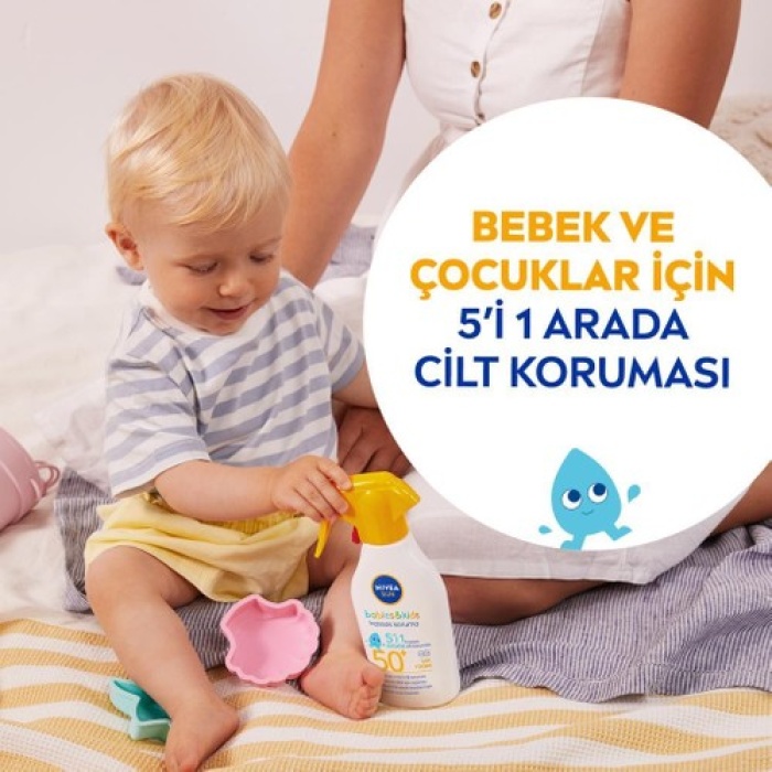 Nıvea Sun Baby Sprey Hassas Spf50+ 270Ml Tetikli