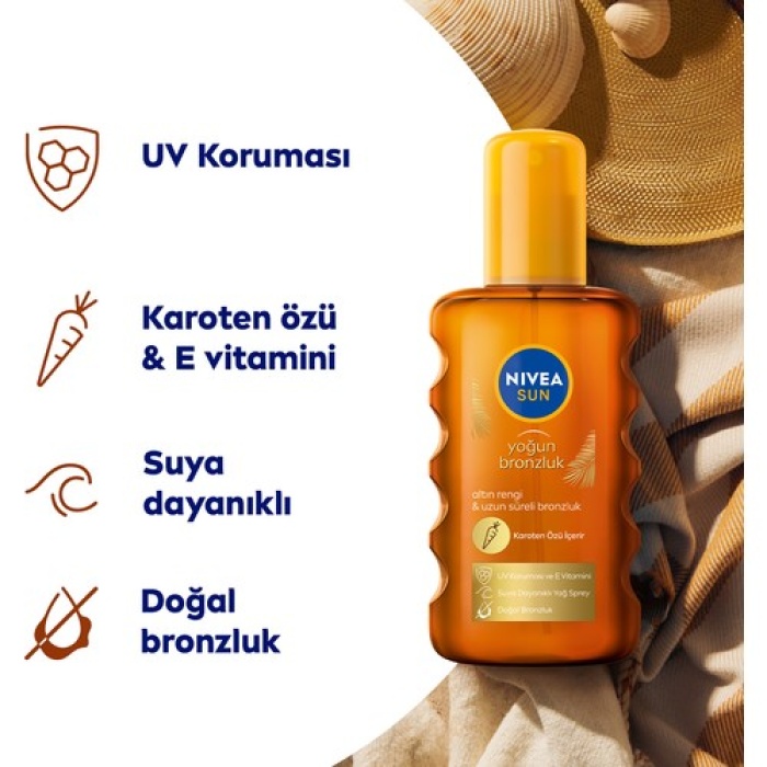 Nıvea Sun Carotene Yağ Sprey 200Ml