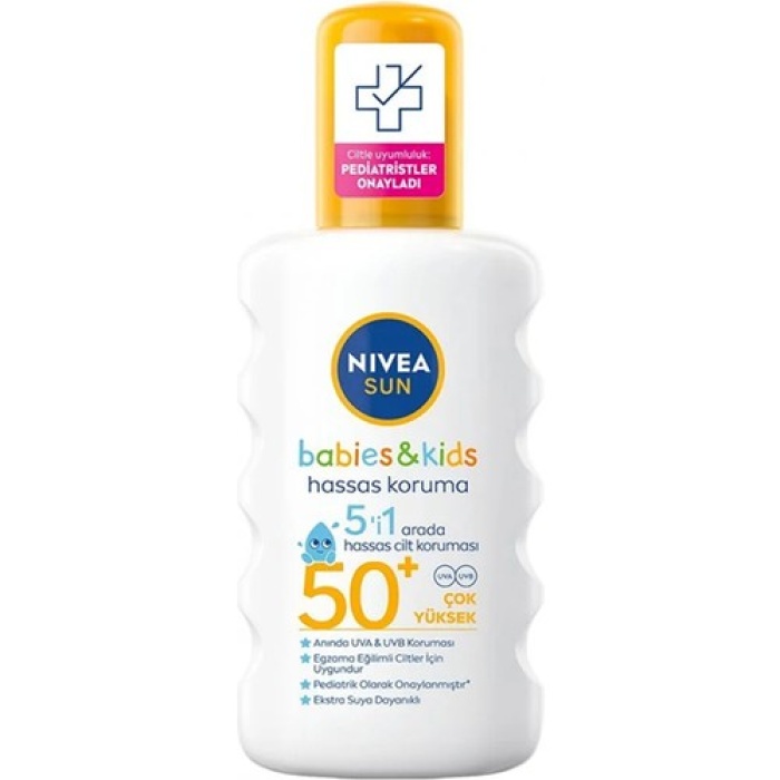 Nıvea Sun F50 Kids Sprey Hassas 200Ml