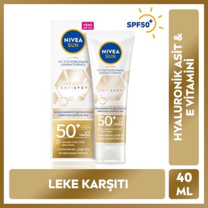 Nıvea Sun Yüz Kremi Lumınuous630 Leke Karşıtı Spf50 50Ml