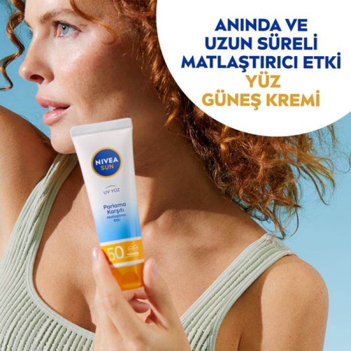 Nivea Sun Güneş Kremi Parlama Karşıtı Spf50+ 50 Ml