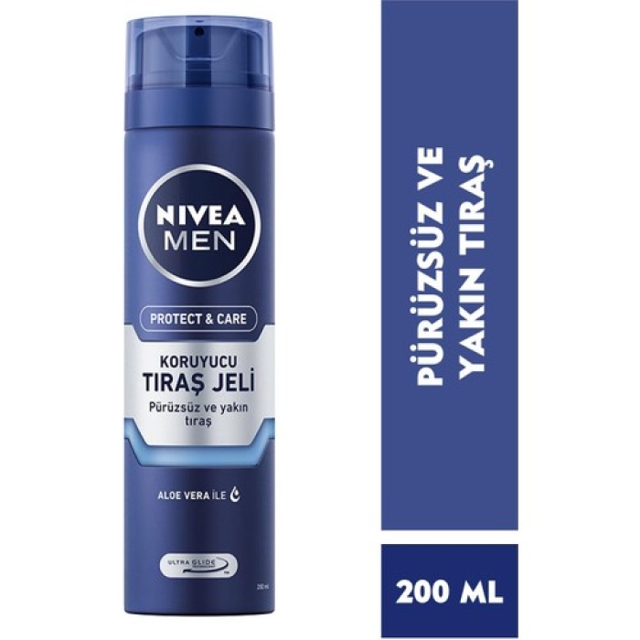 Nıvea Tıraş Jeli Protect Care Koruyucu Nemlendirici 200Ml
