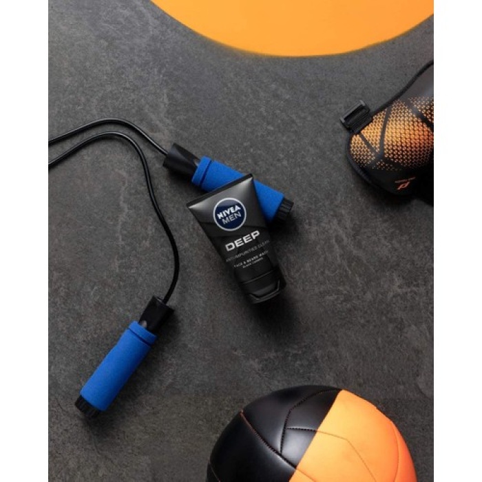 Nivea For Men Deep Dimension Yüz Temizleme Jeli 100 Ml