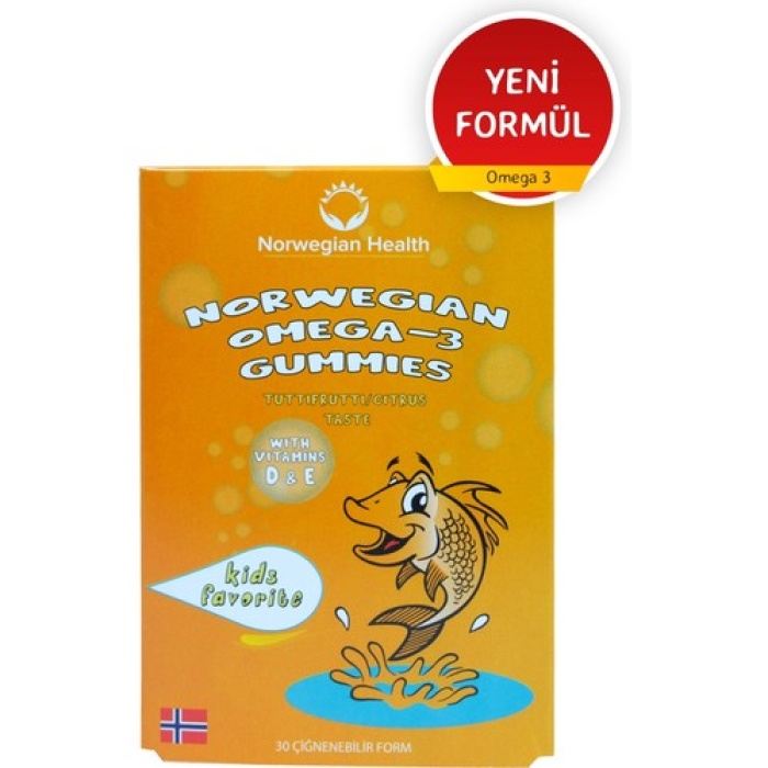 Norwegıan Health Omega 3 Balık Yagı Gummıes 30 Kap