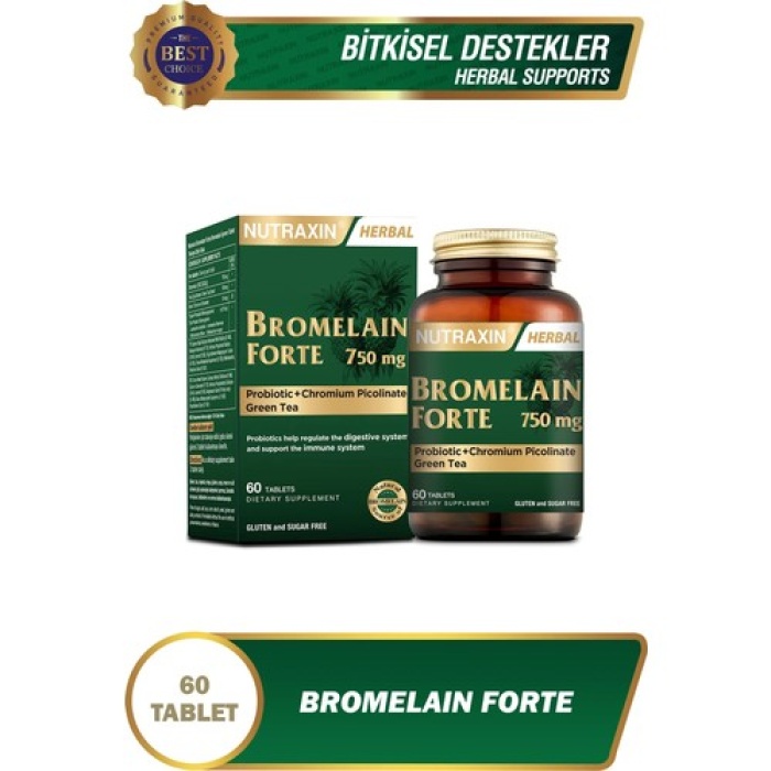 Nutraxın Bromelaın Forte 60Tblt