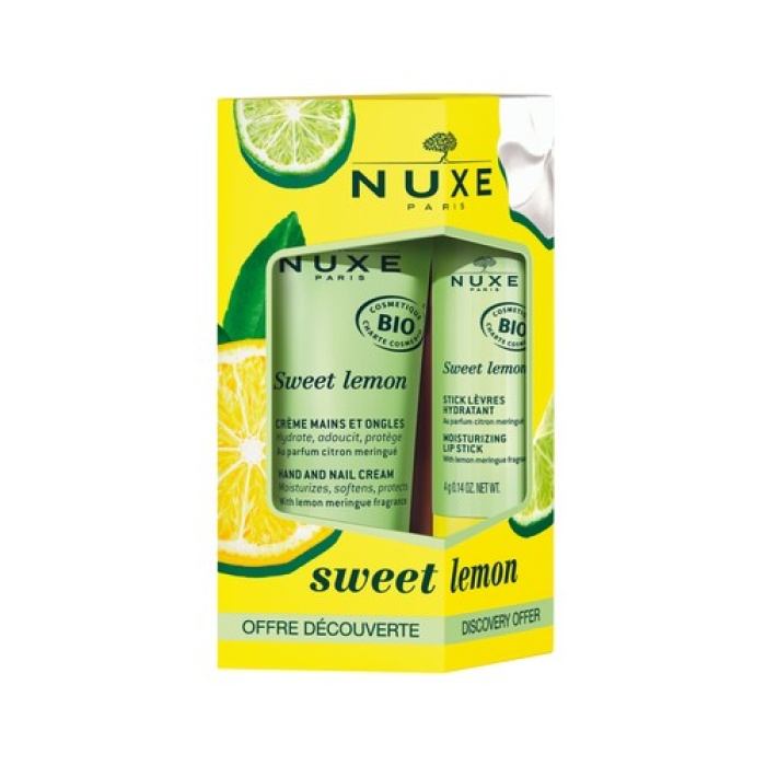 Nuxe Sweet Lemon Hand And Nail Cream 30 Ml + Lip Moisturızing 4 Gr