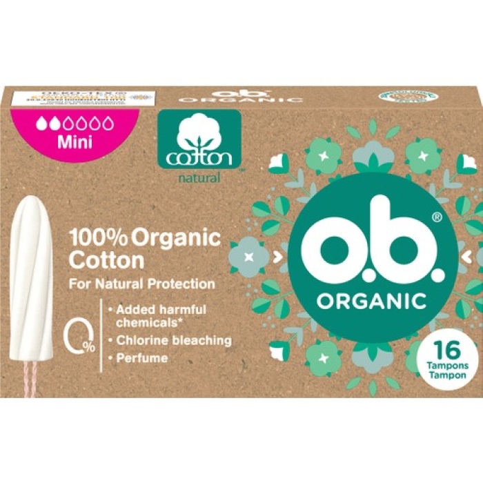 Ob Tampon Organic Mini 16Lı