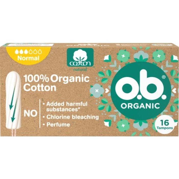 Ob Tampon Organic Normal 16Lı