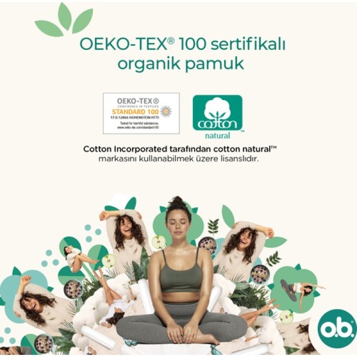 Ob Tampon Organic Normal 16Lı