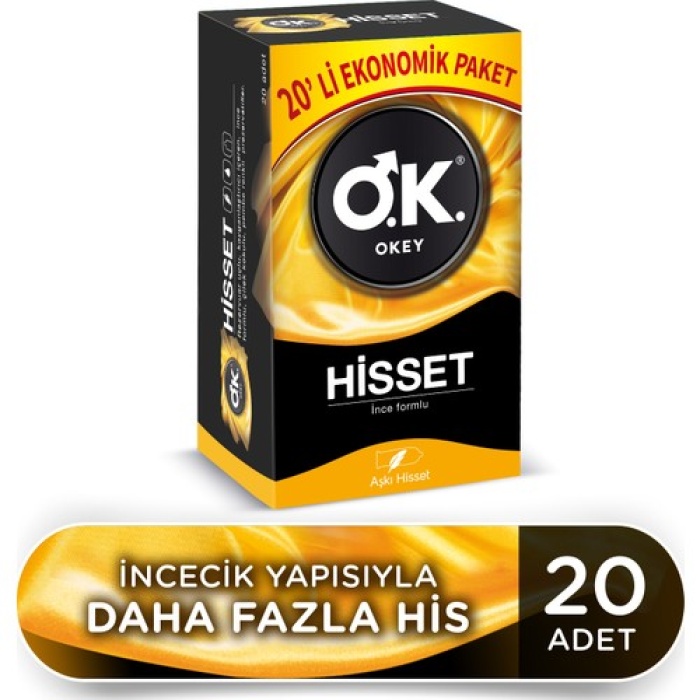 Okey Prezervatif Hisset 20Li - Ekonomik