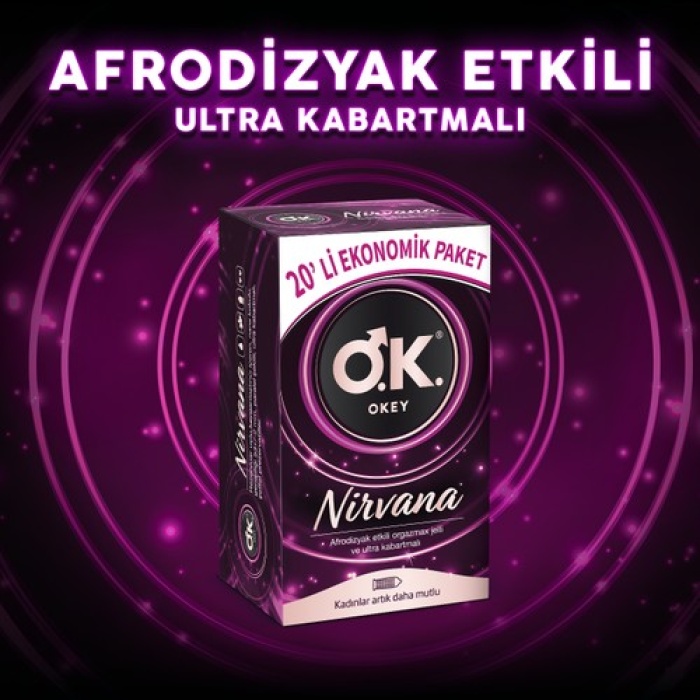Okey Prezervatif Nirvana 20 Adet