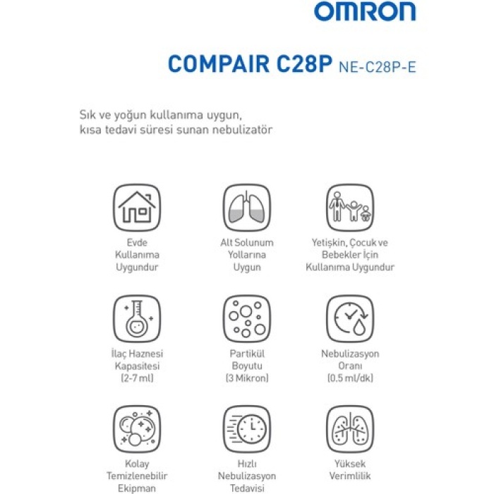 Namı Cat Kompresorlu Nebulızator Omron