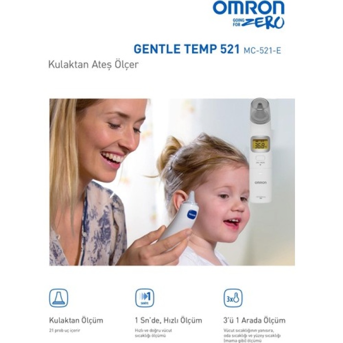 Omron Derece Dıjıtal Kul.Olcer 521 3In1 Arada