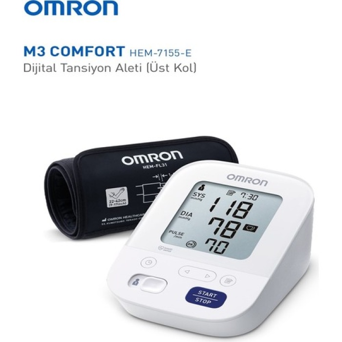 Omron Tansıyon Aletı Dıj.Koldan Olcer M3