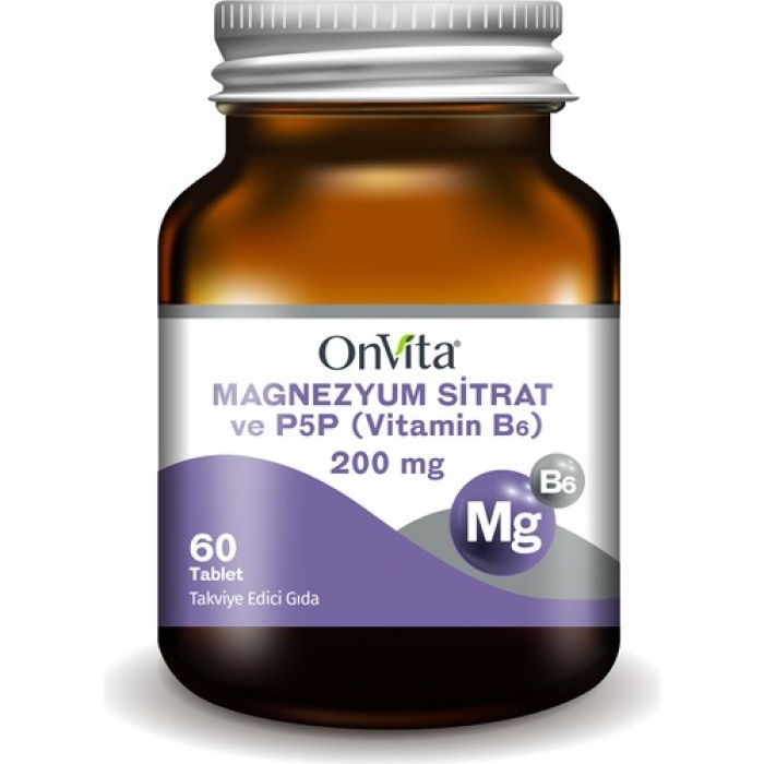 Onvıta Magn Str 200Mg & P5P 60T