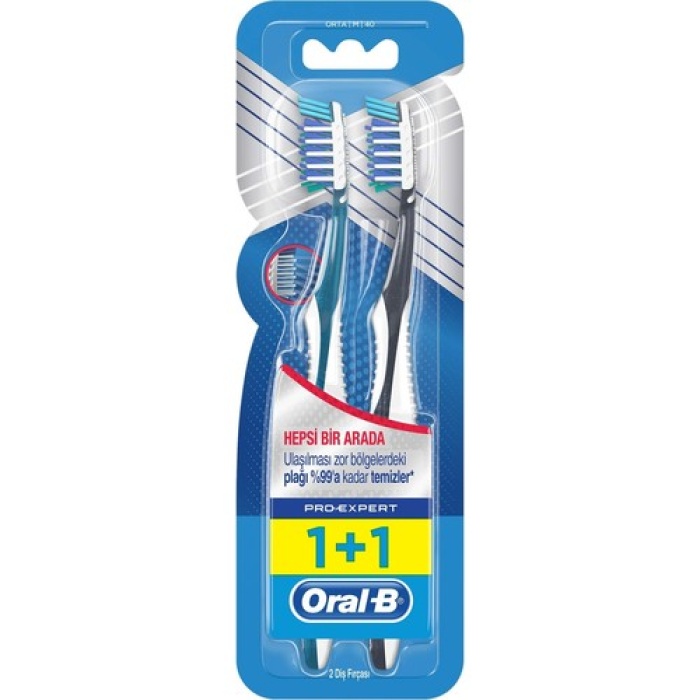 Oral-B Fırça Pro-Expert All İn One 1+1 40 Medium