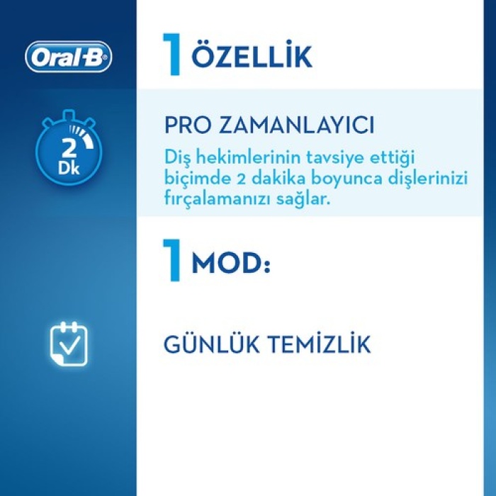 Oral-B Vitality 100 Sensi Ultra Thin Şarjlı Diş Fırçası