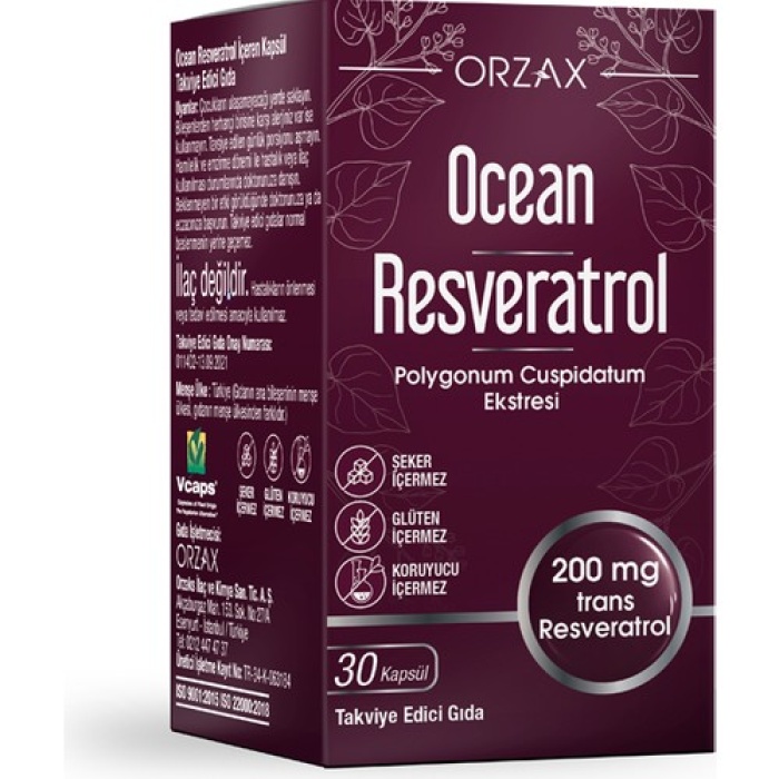 Ocean Resveratrol 200 Mg 30 Kapsul