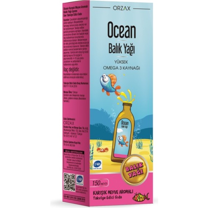 Ocean Surup Karısık Meyve 150 Ml