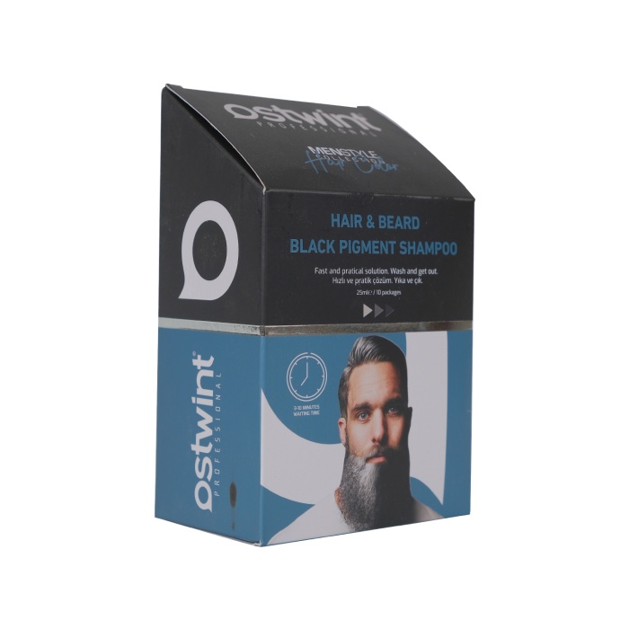 Ostwint Black Shampoo Erkek 25Mlx10Pcs