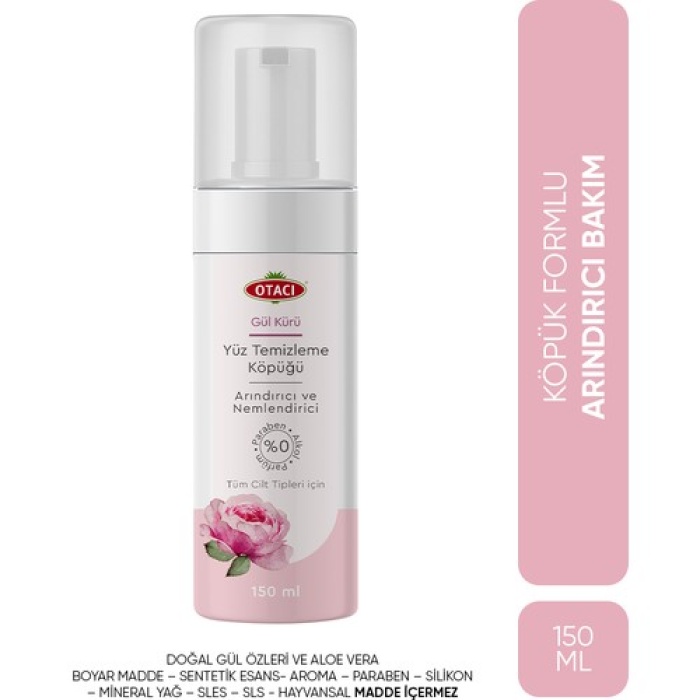 Otacı Gül Kürü Yüz Temizleme Köpüğü 150 Ml