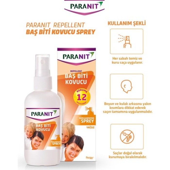 Paranıt Bit Kovucu Spreyi 100Ml