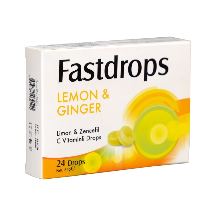 Fast Drops Pastıl Zencefıl Lımon 24Lu