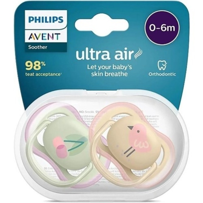 Avent Emzik Scf085/59 Ultra Air Kiz 0-6 Ay 2 Li