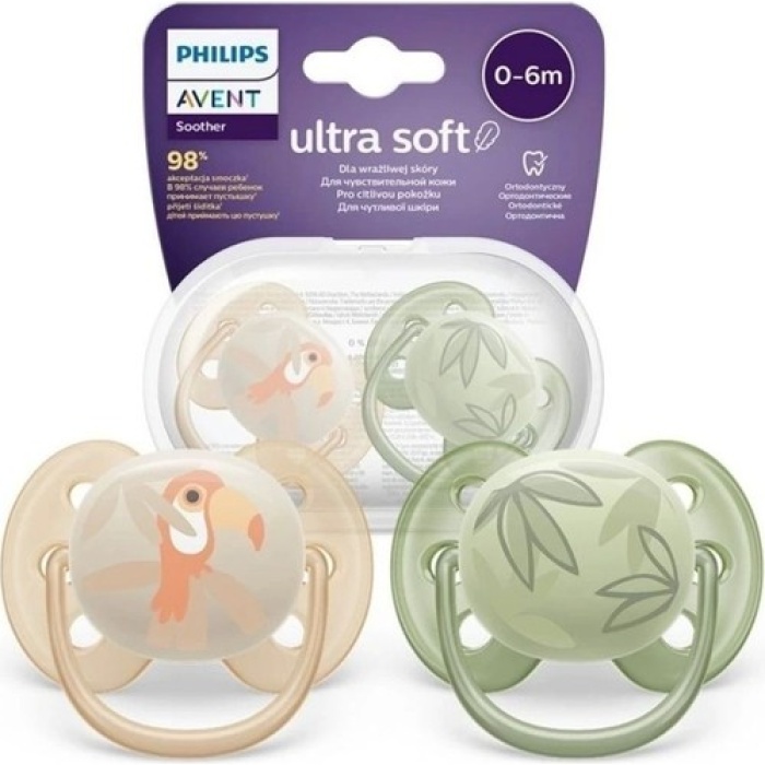 Avent Emzik Scf091/07 Ultra Yumuşak Emzik 0-6 Ay 2Li Erkek*6