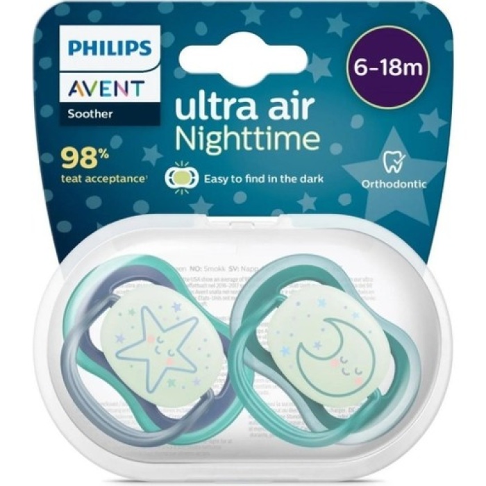 Avent Emzik Scf376/13 Ultra Airgece Emzik 6-18Ay 2Li Erkek*6