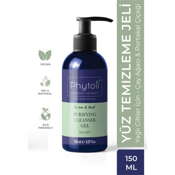 Phytoil Temizleme Jeli Yağlı Cilt 100 Ml