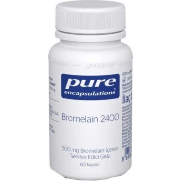 Pure Bromelaın 2400 Btl 60 Cap.