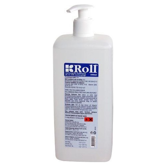 Roll Antiseptik Solüsyon El & Cilt Antiseptiği 1000Ml
