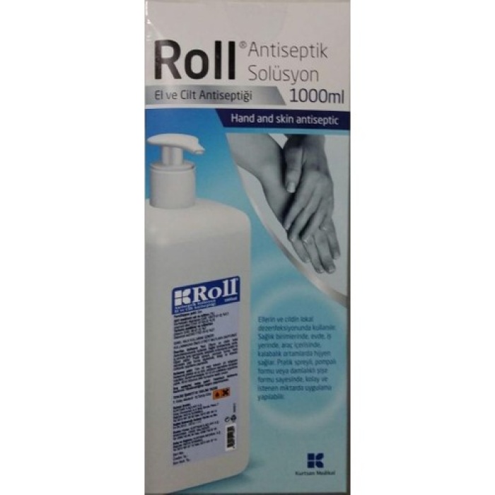 Roll Antiseptik Solüsyon El & Cilt Antiseptiği 1000Ml
