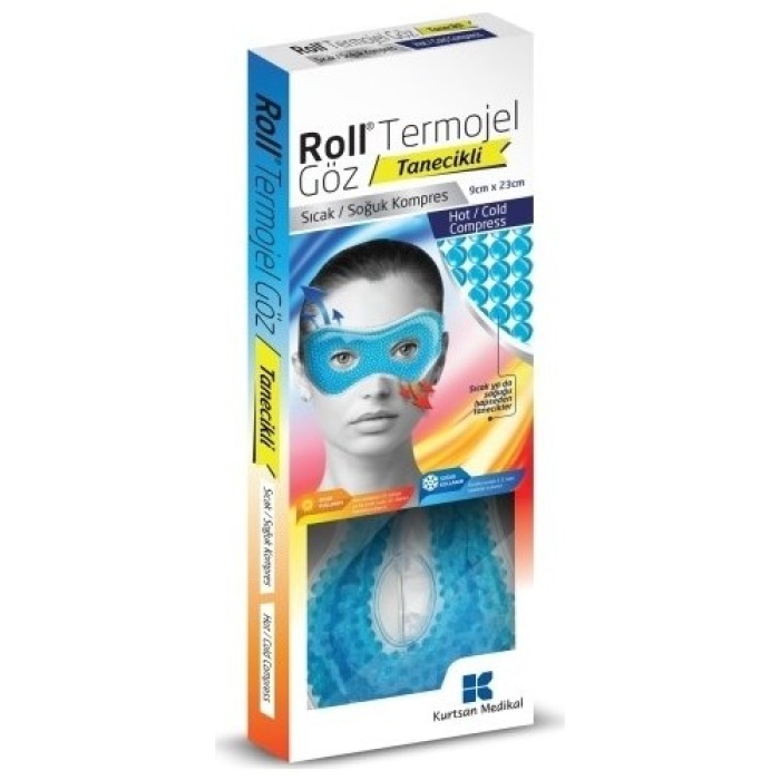 Roll Sıcak Soğuk Termojel Göz Tanecikli Kompres 9Cm X 23Cm
