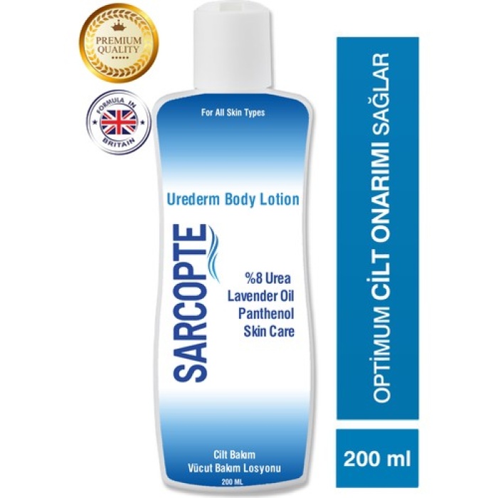 Sarcopte Urederm Onarıcı Ve Yatıştırıcı Bakım Kremi 200 Ml