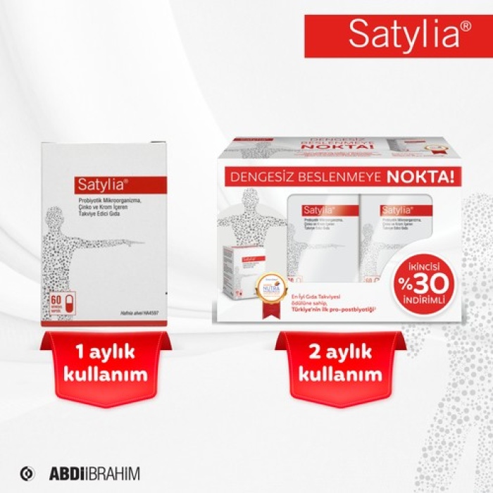 Satylıa 60 Kapsul 1+1 Kofre