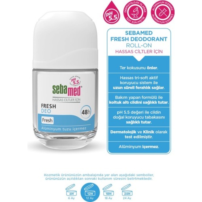Sebamed Roll-On Deodorant Fresh 50 Ml
